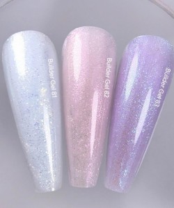 NAILSOFTHEDAY Builder Gel 81 — milky builder gel with shimmer for nail extensions, 15 ml