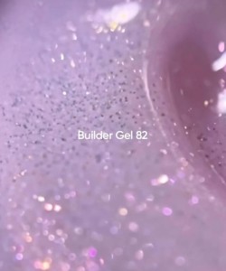NAILSOFTHEDAY Builder Gel 82 — pink builder gel with shimmer for nail extensions, 15 ml