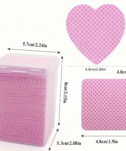 Lint-free wipes 200 (hearts)